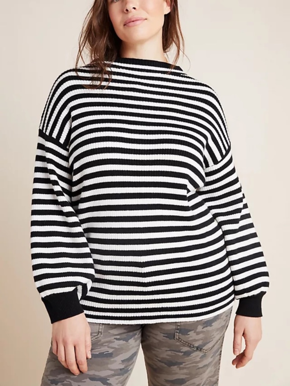 Anthropologie Sydney Balloon-Sleeved Sweater
